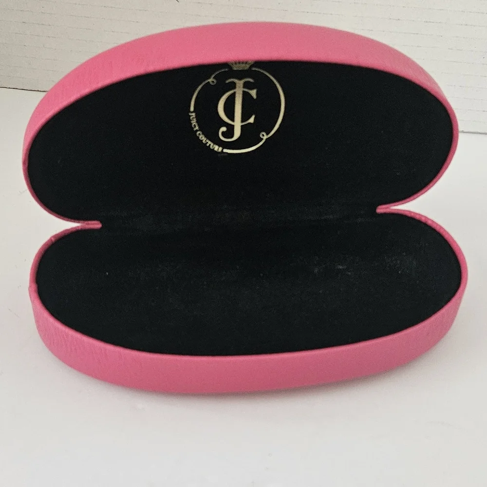 Juicy Couture pink‎ hardshell eyeglass case